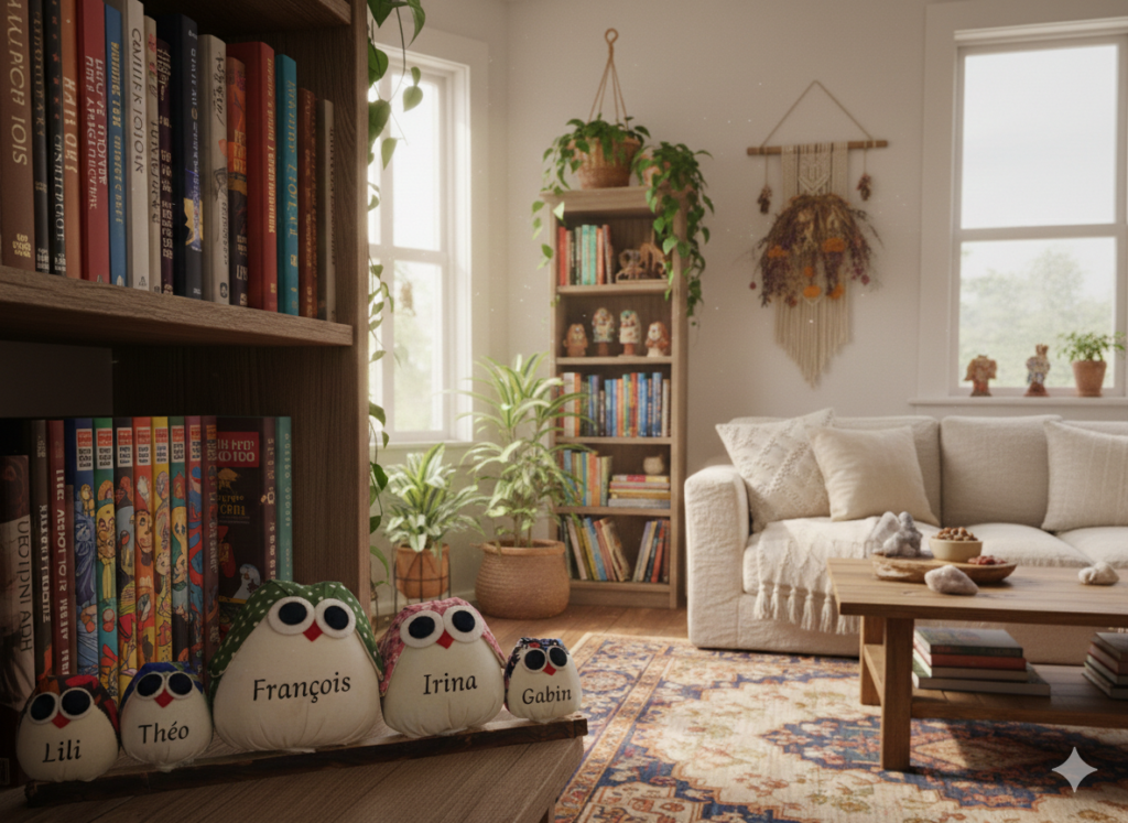 cadeau famille personnalisé avec prénoms